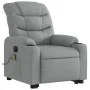 Sillón de masaje eléctrico reclinable elevable tela gris claro de , Sillones - Ref: Foro24-3206672, Precio: 396,58 €, Descuen...