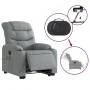 Sillón de masaje eléctrico reclinable elevable tela gris claro de , Sillones - Ref: Foro24-3206672, Precio: 396,58 €, Descuen...