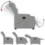 Sillón de masaje eléctrico reclinable elevable tela gris claro de , Sillones - Ref: Foro24-3206672, Precio: 396,58 €, Descuen...