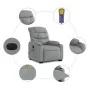 Sillón de masaje eléctrico reclinable elevable tela gris claro de , Sillones - Ref: Foro24-3206672, Precio: 396,58 €, Descuen...
