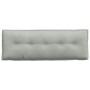 Cojín de Espalda Gris Claro 140 x 50 cm Tela de pana en Almohadas lumbares | Comprar online en Foro24