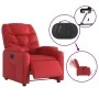 Elektrischer Liegesessel aus rotem Kunstleder von , Sessel - Ref: Foro24-3204649, Preis: 294,59 €, Rabatt: %