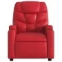 Sillón reclinable eléctrico de cuero sintético rojo de , Sillones - Ref: Foro24-3204649, Precio: 294,59 €, Descuento: %