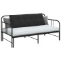 Cojín de Espalda Negro 140 x 50 cm Tela de pana en Almohadas lumbares | Comprar online en Foro24
