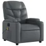 Sillón de masaje reclinable eléctrico cuero sintético gris de , Sillones - Ref: Foro24-3204654, Precio: 269,44 €, Descuento: %