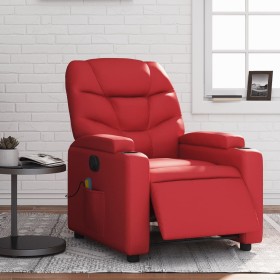 Red Artificial Leather Electric Recliner Massage Chair by , Armchairs - Ref: Foro24-3204656, Price: 250,52 €, Discount: %
