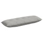 Cojín de Espalda Gris Claro 140 x 50 cm Tela de microfibra en Almohadas lumbares | Comprar online en Foro24