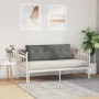 Cojín de Espalda Gris oscuro 140 x 50 cm Tela de microfibra en Almohadas lumbares | Comprar online en Foro24