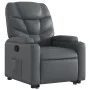 Gray artificial leather liftable recliner chair by , Armchairs - Ref: Foro24-3204661, Price: 290,80 €, Discount: %