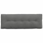 Cojín de Espalda Gris oscuro 140 x 50 cm Tela de microfibra en Almohadas lumbares | Comprar online en Foro24