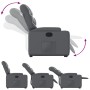 Sillón reclinable elevable cuero artificial gris de , Sillones - Ref: Foro24-3204661, Precio: 277,96 €