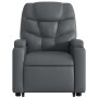 Gray artificial leather liftable recliner chair by , Armchairs - Ref: Foro24-3204661, Price: 278,08 €, Discount: %