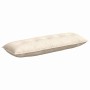 Cojín de Espalda Crema 140 x 50 cm Tela de pana en Almohadas lumbares | Comprar online en Foro24