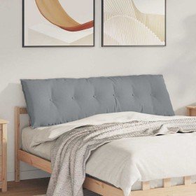 Cojín de Espalda Gris Claro 160 x 19 x 50 cm tela en Almohadas lumbares | Comprar online en Foro24