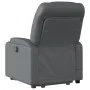 Sillón reclinable de masaje de pie cuero artificial gris de , Sillones - Ref: Foro24-3204668, Precio: 302,51 €, Descuento: %