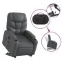 Sillón reclinable de masaje de pie cuero artificial gris de , Sillones - Ref: Foro24-3204668, Precio: 302,51 €, Descuento: %