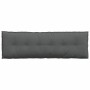 Cojín de Espalda Gris oscuro 160 x 19 x 50 cm tela en Almohadas lumbares | Comprar online en Foro24