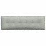 Cojín de Espalda Gris Claro 160 x 50 cm Tela de pana en Almohadas lumbares | Comprar online en Foro24