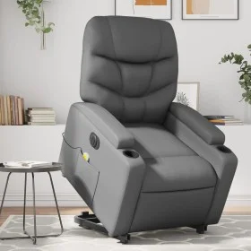 Elektrischer Massagesessel aus grauem Kunstleder von , Sessel - Ref: Foro24-3204682, Preis: 352,65 €, Rabatt: %