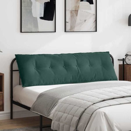 Cojín de Espalda Verde oscuro 160 x 50 cm Tela de pana en Almohadas lumbares | Comprar online en Foro24