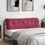 Cojín de Espalda Rojo vino 160 x 50 cm Tela de pana en Almohadas lumbares | Comprar online en Foro24
