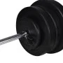 Weight rack with dumbbells and dumbbells 60.5 kg by vidaXL, Weight lifting machines - Ref: Foro24-275349, Price: 252,01 €, Di...