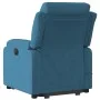 Sillón reclinable de masaje eléctrico elevable terciopelo azul de , Sillones - Ref: Foro24-3205135, Precio: 382,59 €, Descuen...