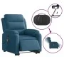 Sillón reclinable de masaje eléctrico elevable terciopelo azul de , Sillones - Ref: Foro24-3205135, Precio: 382,59 €, Descuen...
