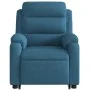 Sillón reclinable de masaje eléctrico elevable terciopelo azul de , Sillones - Ref: Foro24-3205135, Precio: 382,59 €, Descuen...