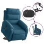 Sillón reclinable de masaje eléctrico elevable terciopelo azul de , Sillones - Ref: Foro24-3205135, Precio: 382,59 €, Descuen...
