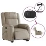 Sillón reclinable de masaje eléctrico cuero sintético capuchino de , Sillones - Ref: Foro24-3205177, Precio: 384,24 €, Descue...