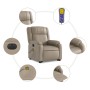 Sillón reclinable de masaje eléctrico cuero sintético capuchino de , Sillones - Ref: Foro24-3205177, Precio: 361,83 €, Descue...