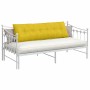 Cojín de Espalda Amarillo 160 x 50 cm Tela de pana en Almohadas lumbares | Comprar online en Foro24