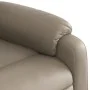 Sillón reclinable de masaje eléctrico cuero sintético capuchino de , Sillones - Ref: Foro24-3205177, Precio: 384,24 €, Descue...