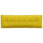 Cojín de Espalda Amarillo 160 x 50 cm Tela de pana en Almohadas lumbares | Comprar online en Foro24