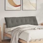 Cojín de Espalda Gris Claro 160 x 50 cm Tela de pana en Almohadas lumbares | Comprar online en Foro24