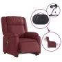 Sillón de masaje elevable eléctrico cuero artificial rojo tinto de , Sillones - Ref: Foro24-3205175, Precio: 353,53 €, Descue...
