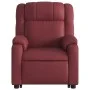 Sillón de masaje elevable eléctrico cuero artificial rojo tinto de , Sillones - Ref: Foro24-3205175, Precio: 353,53 €, Descue...