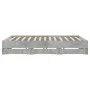 Cama con cajones madera ingeniería gris hormigón 200x200 cm de , Camas y somieres - Ref: Foro24-3207248, Precio: 205,22 €, De...