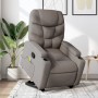 Sillón reclinable de masaje elevable tela gris taupé de , Sillones - Ref: Foro24-3204616, Precio: 294,91 €