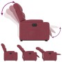 Sillón eléctrico reclinable elevable de tela rojo tinto de , Sillones - Ref: Foro24-3204623, Precio: 336,57 €, Descuento: %