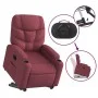 Sillón eléctrico reclinable elevable de tela rojo tinto de , Sillones - Ref: Foro24-3204623, Precio: 360,34 €, Descuento: %