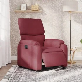 Red Fabric Electric Recliner by , Armchairs - Ref: Foro24-3204803, Price: 246,62 €, Discount: %