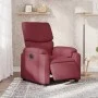 Sillón reclinable eléctrico tela rojo tinto de , Sillones - Ref: Foro24-3204803, Precio: 246,62 €, Descuento: %