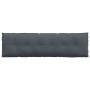 Cojín de Espalda Gris oscuro 180 x 50 cm Tela de pana en Almohadas lumbares | Comprar online en Foro24