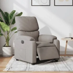 Taupe gray fabric electric recliner by , Armchairs - Ref: Foro24-3204808, Price: 233,83 €, Discount: %