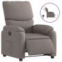 Taupe gray fabric electric recliner by , Armchairs - Ref: Foro24-3204808, Price: 230,82 €, Discount: %