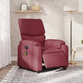 Elektrischer Massage-Liegestuhl aus rotem Stoff von , Sessel - Ref: Foro24-3204815, Preis: 268,40 €, Rabatt: %