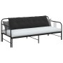 Cojín de Espalda Negro 180 x 50 cm Tela de pana en Almohadas lumbares | Comprar online en Foro24