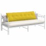 Cojín de Espalda Amarillo 180 x 50 cm Tela de pana en Almohadas lumbares | Comprar online en Foro24